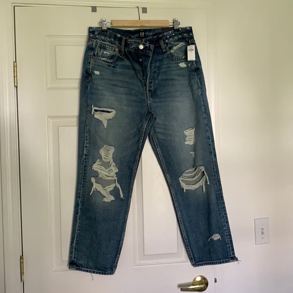 Gap High Rise Cheeky Straight